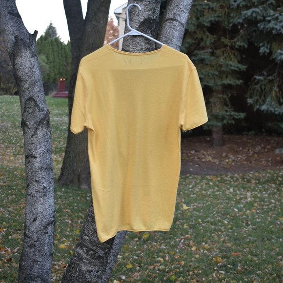 Zara Man Yellow T Shirt - Picture 2 of 4